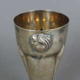 Jugendstil-Vase / Pokal - Anfang 20. Jh., 800er Silber, inne… - Foto 2