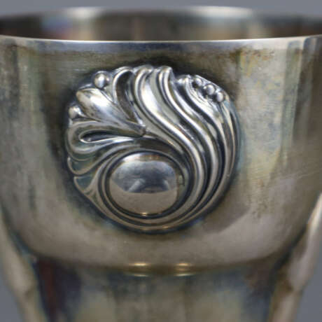 Jugendstil-Vase / Pokal - Anfang 20. Jh., 800er Silber, inne… - фото 5
