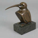 Art-Déco Tierfigur "Kolibri" - Bronze, braun patiniert, sti… - Foto 1