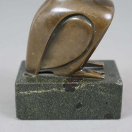 Art-Déco Tierfigur "Kolibri" - Bronze, braun patiniert, sti… - Foto 5