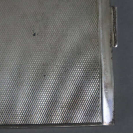 Zigarettenetui - Silber 835/000, gestempelt, guillochiert, i… - Foto 5