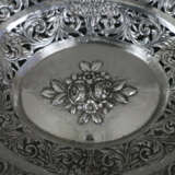 Korbschale im Barockstil - 800er Silber, ovale Form, durchbr… - фото 7