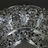 Korbschale im Barockstil - 800er Silber, ovale Form, durchbr… - Foto 2