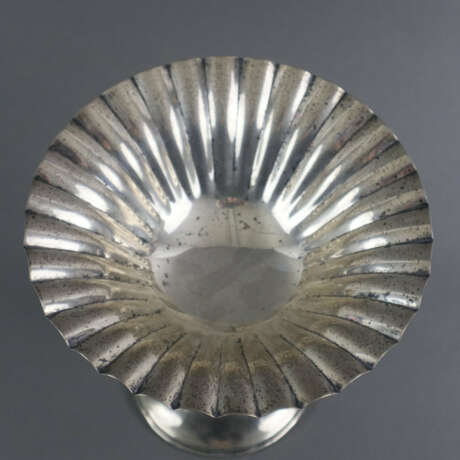 Sterlingsilber-Tazza - 20. Jh., 925er Silber, runde vertieft… - photo 2