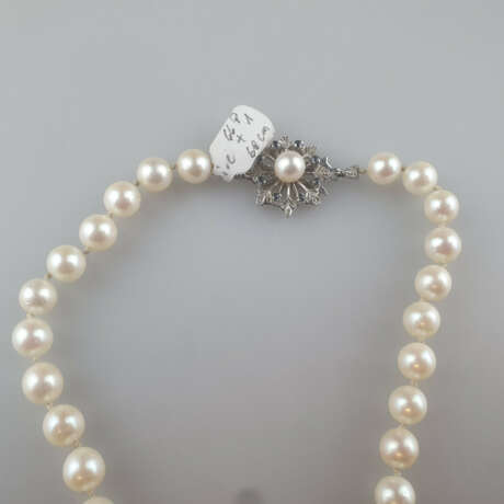 Perlencollier mit aufwändig gestalteter Goldschließe - Perle… - Foto 5