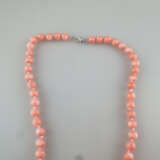 Engelshaut-Korallenkette- lange Halskette aus hellen roséfar… - photo 5