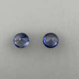 Zwei lose Saphire von 3,04 ct.- synthetisch, blau, Rundschli… - photo 4