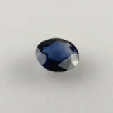 Loser Saphir von 9,48 ct.- synthetisch, intensives Blau, Run… - фото 2