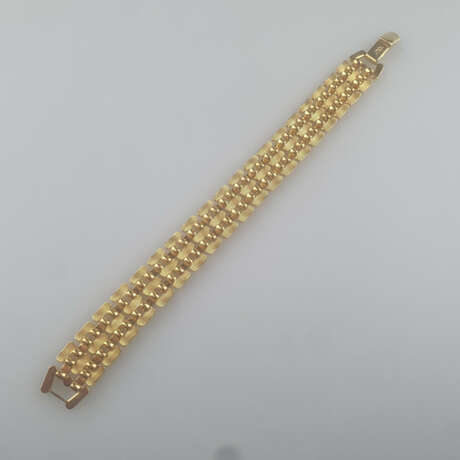 Vintage-Armband - NAPIER / USA, goldfarbenes Metall, glanzpo… - Foto 5