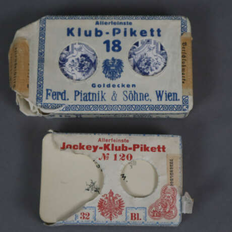 Zwei alte Kartenspiele - beide Ferd. Piatnik & Söhne Wien, b… - фото 1