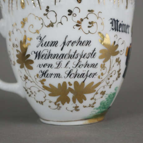 Reservisten-Andenktasse mit Untertasse "Wohl bekomms liebe M… - фото 6