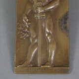 Bronzeplakette "Wiener Sport Club 1927" - hochrechteckige Fo… - photo 3