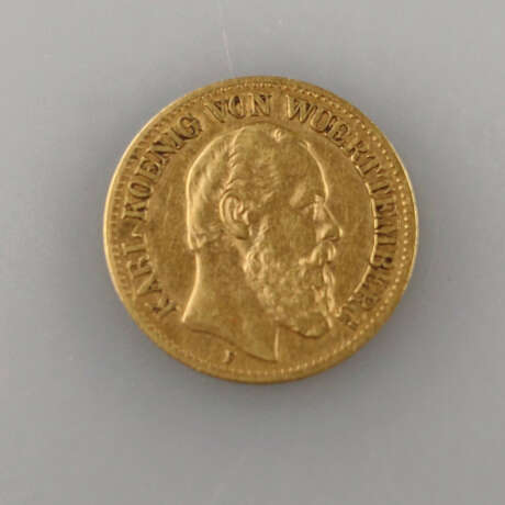 Goldmünze 10 Mark 1873- Deutsches Kaiserreich, Karl Koenig v… - photo 1
