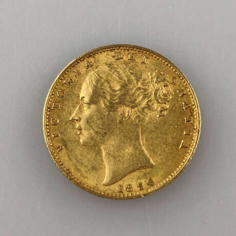 Goldmünze Sovereign "Young Head" 1856 - Großbritannien, Vict… - photo 1