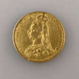 Goldmünze Sovereign "Old Head" 1887 - Großbritannien, Victor… - Foto 1