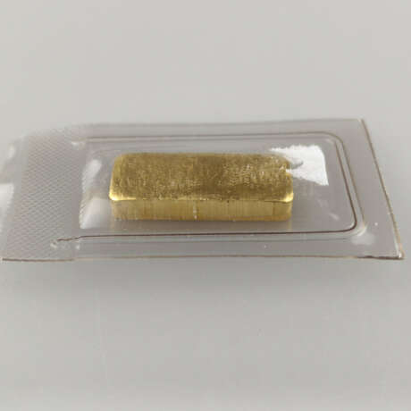 20g Goldbarren Degussa - 999,9 Gold, alte Blockform, geprägt… - Foto 4