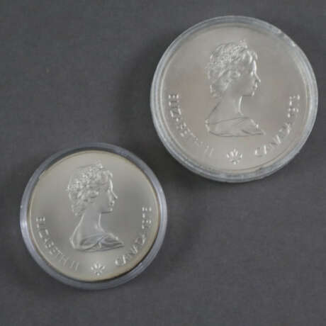 Olympia-Münzenset - 925/000 Silber, Olympische Spiele 1976 i… - photo 7