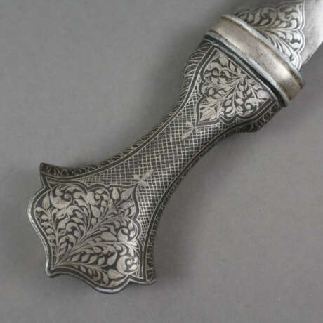 Silbertauschierter Eisen-Khanjar /-Jambyia - Indien 19./20.J… - Foto 3