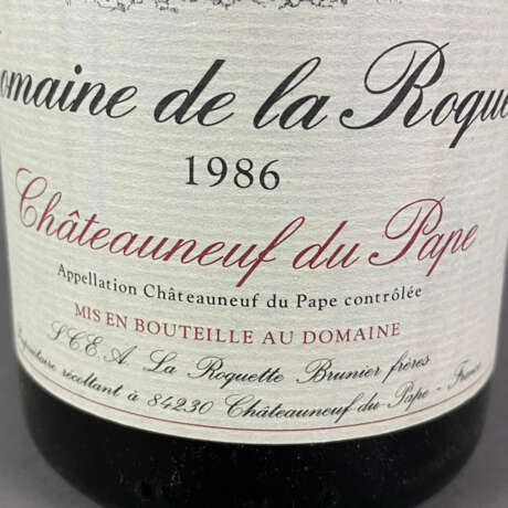 Weinkonvolut - 3 Flaschen 1986 Domaine de la Roquette, Châte… - Foto 3