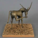 Bronzefigur "Antilope" - wohl afrikanische Bronze patiniert,… - photo 1