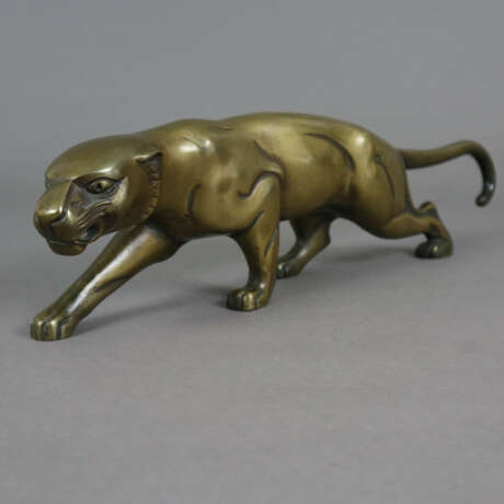 Art Déco Tierfigur "Panther" - Bronze, stilisierte Darstellu… - Foto 1
