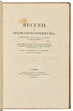 PERCIER Charles (1764-1838) and Pierre Fran&#231;ois L&#233;onard FONTAINE (1762-1853) - фото 4