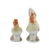 MEISSEN 2 kleine Tierfiguren 'Hahn und Henne', 20. Jahrhundert - фото 3