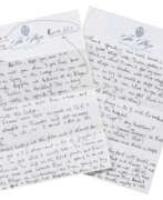 Autographs and letters. George Harrison