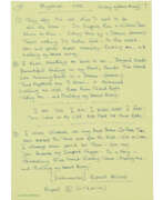 Автографы и письма. George Harrison