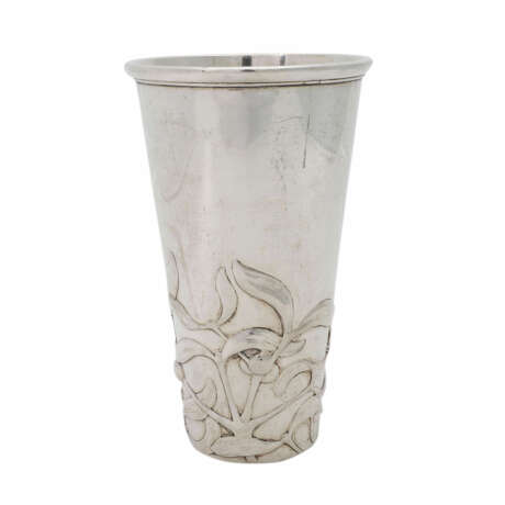 DÄNEMARK Jugendstil-Vase, Silber, um 1909. - Foto 1