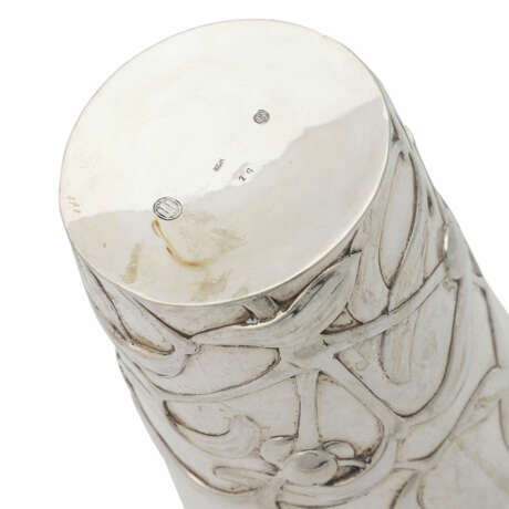 DÄNEMARK Jugendstil-Vase, Silber, um 1909. - photo 6