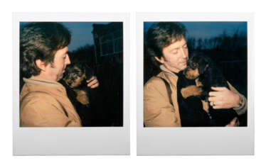 Eric Clapton with puppy