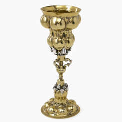 A small goblet with bosses. Nuremberg, circa 1640/1650, Lorenz Kabes