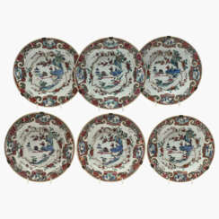 Six plates. China, Qing