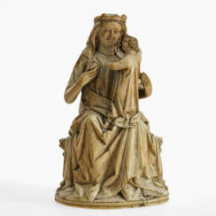 Enthroned Madonna. France, 14th or 19th century