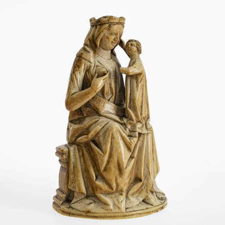 Enthroned Madonna. France, 14th or 19th century - photo 2