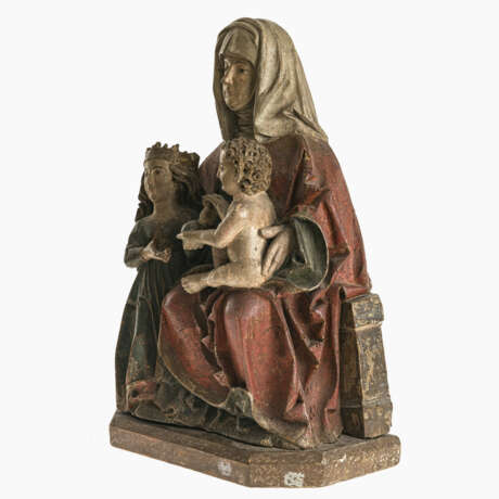Virgin and Child with Saint Anne. Hans Herlin (worked in Memmingen circa 1500-1515), circa 1510 - фото 3