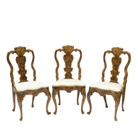A set of five chairs. Abraham Roentgen manufactory (1711 Mülheim am Rhein - 1793 Herrnhut), Neuwied, circa 1755 - photo 9