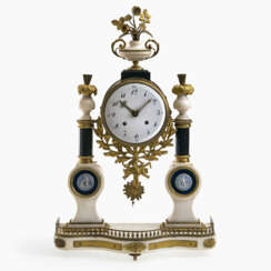 A Louis XVI portico clock. France, late 18th century