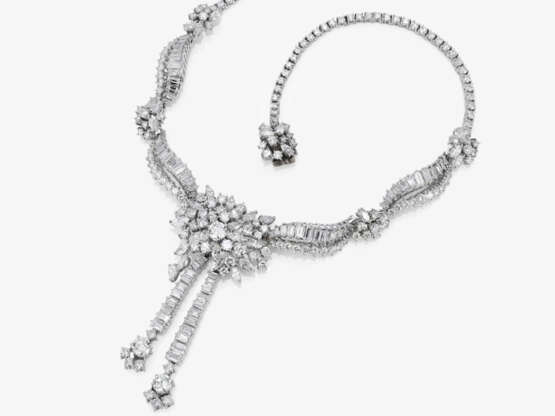 An exceptional diamond necklace. - фото 1