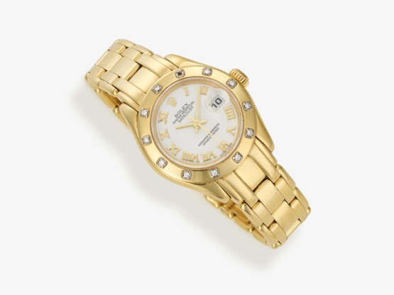A ladies wristwatch. Geneva, ROLEX, DATE JUST, PEARLMASTER - фото 2