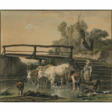 Wilhelm von Kobell. The ford in front of the jetty - Marchandises aux enchères