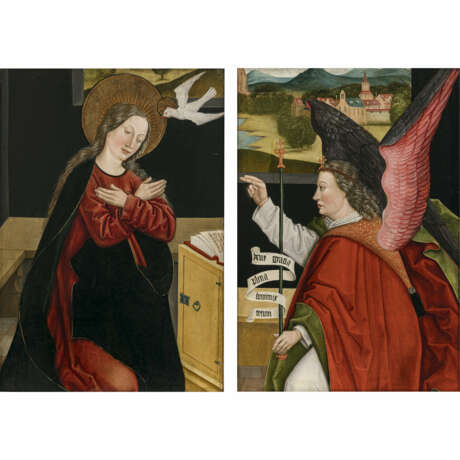 Claus Strigel. Two panels with the Annunciation - фото 1