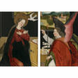 Claus Strigel. Two panels with the Annunciation - Archives des enchères
