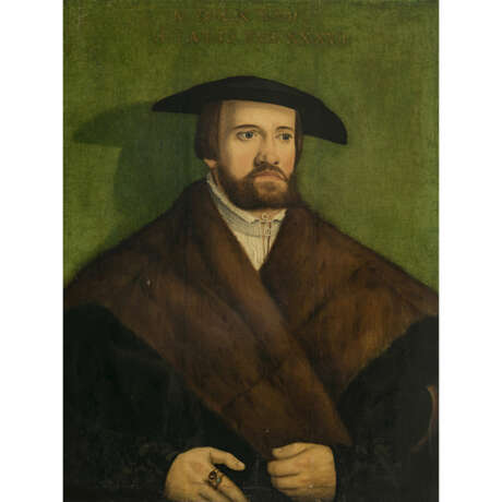 Wolfgang Mielich (Müelich), zugeschrieben. Bildnis eines 37-jährigen Mannes. 1537 - Foto 1