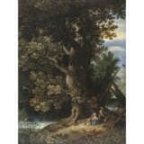 Jan Brueghel d. Ä., Art des. Baumlandschaft mit Ruhe auf der Flucht nach Ägypten - Foto 1