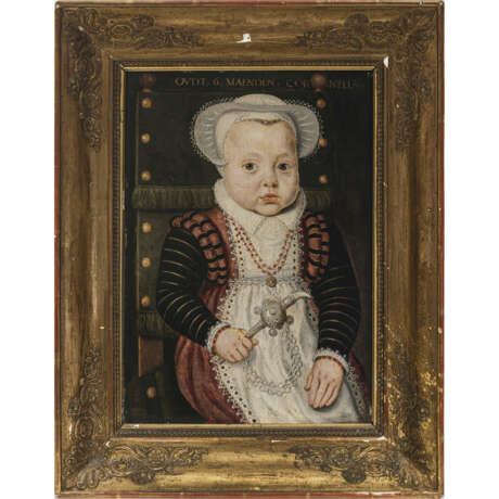 Flämisch 1st half of the 17th century. Portrait of a six-month-old girl - photo 2
