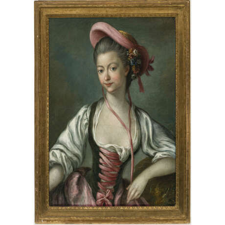 Unbekannt 18th century. Seated young shepherdess - photo 2