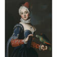 Ludwig Steiner, zugeschrieben war tätig in Wien. Young lady with parrot - Prix ​​des enchères