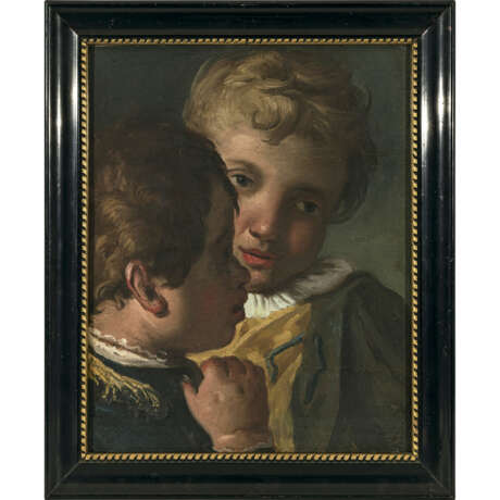 Venezianisch (Art des Giovanni Battista Tiepolo, 1696 Venedig - 1770 Madrid) 18th century. Two boys - photo 2